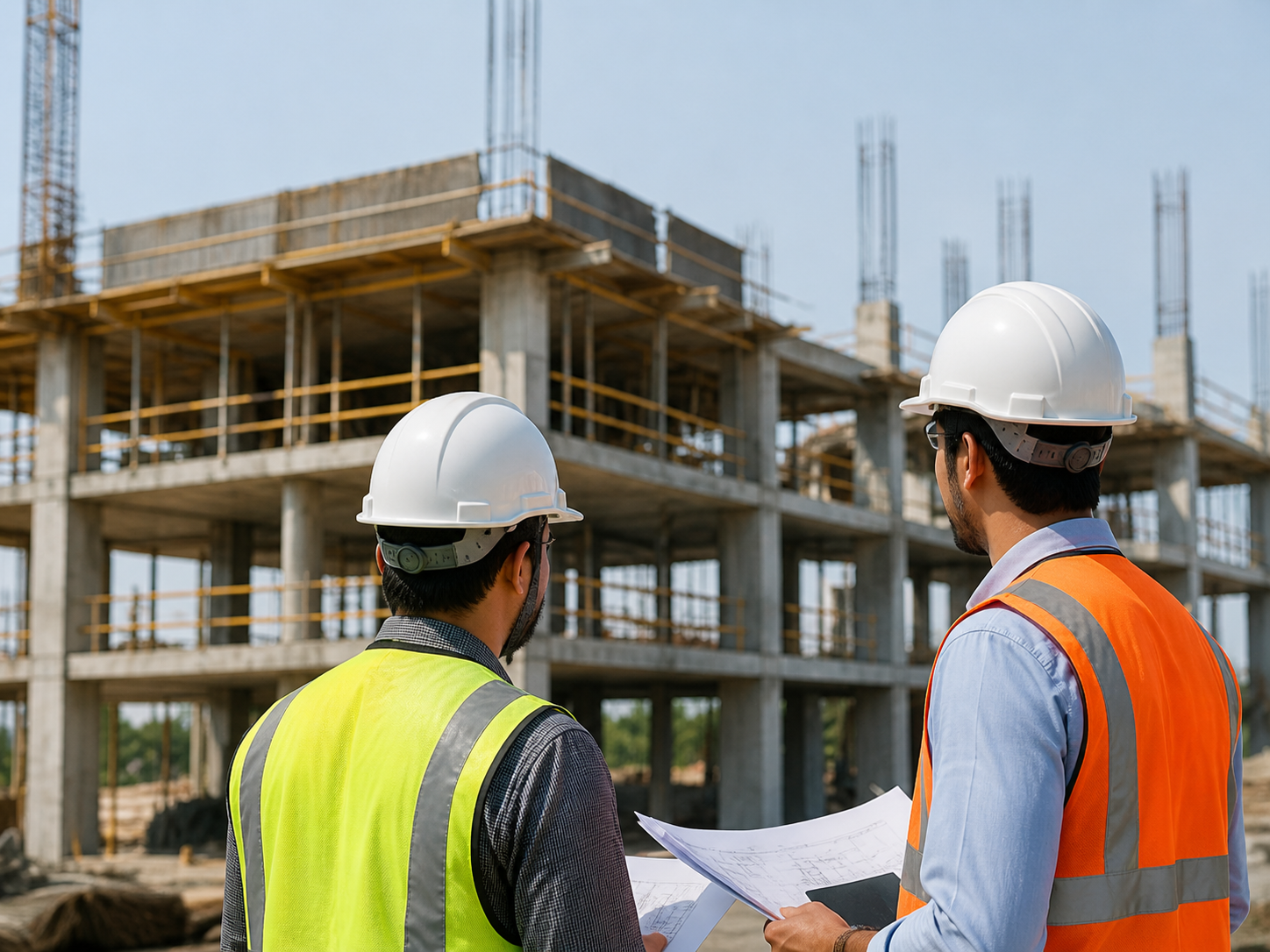 Engineers on site