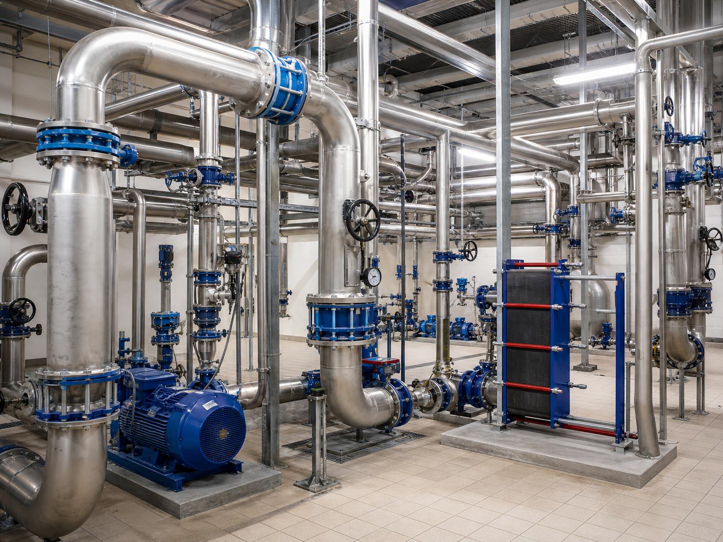 Industrial piping facility