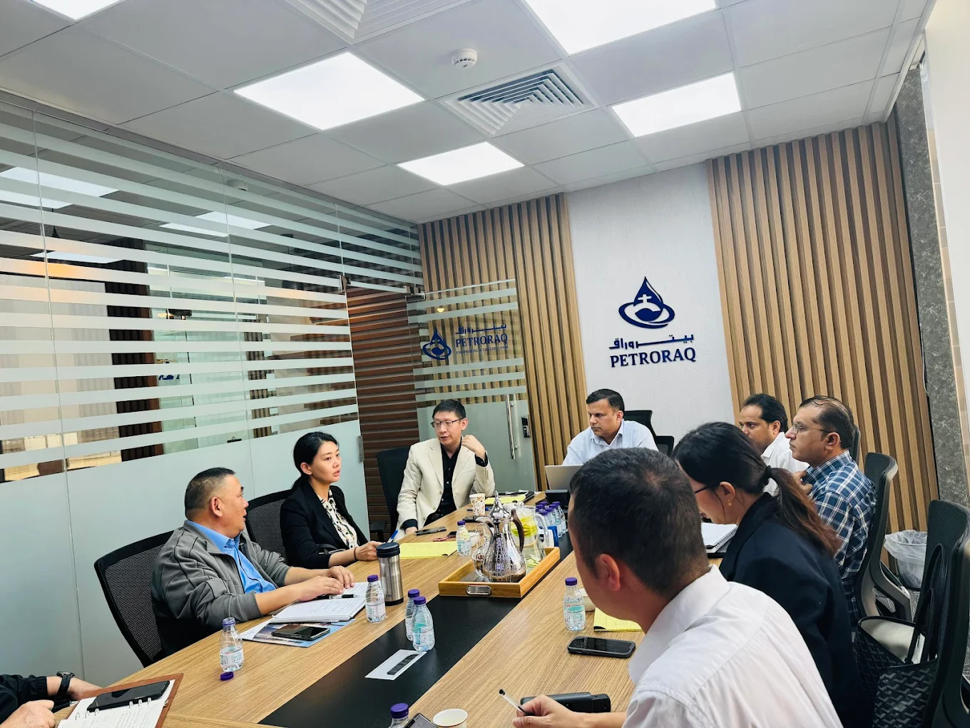 Chinese Delegation in Petroraq