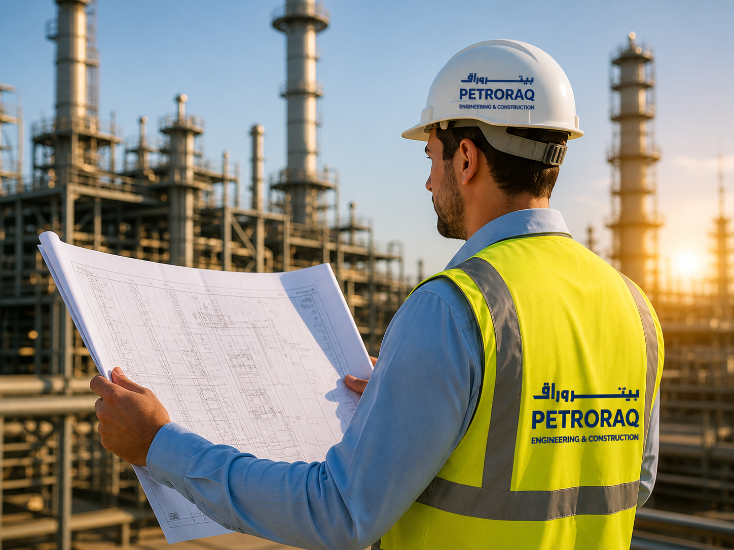 PETRORAQ engineer on site