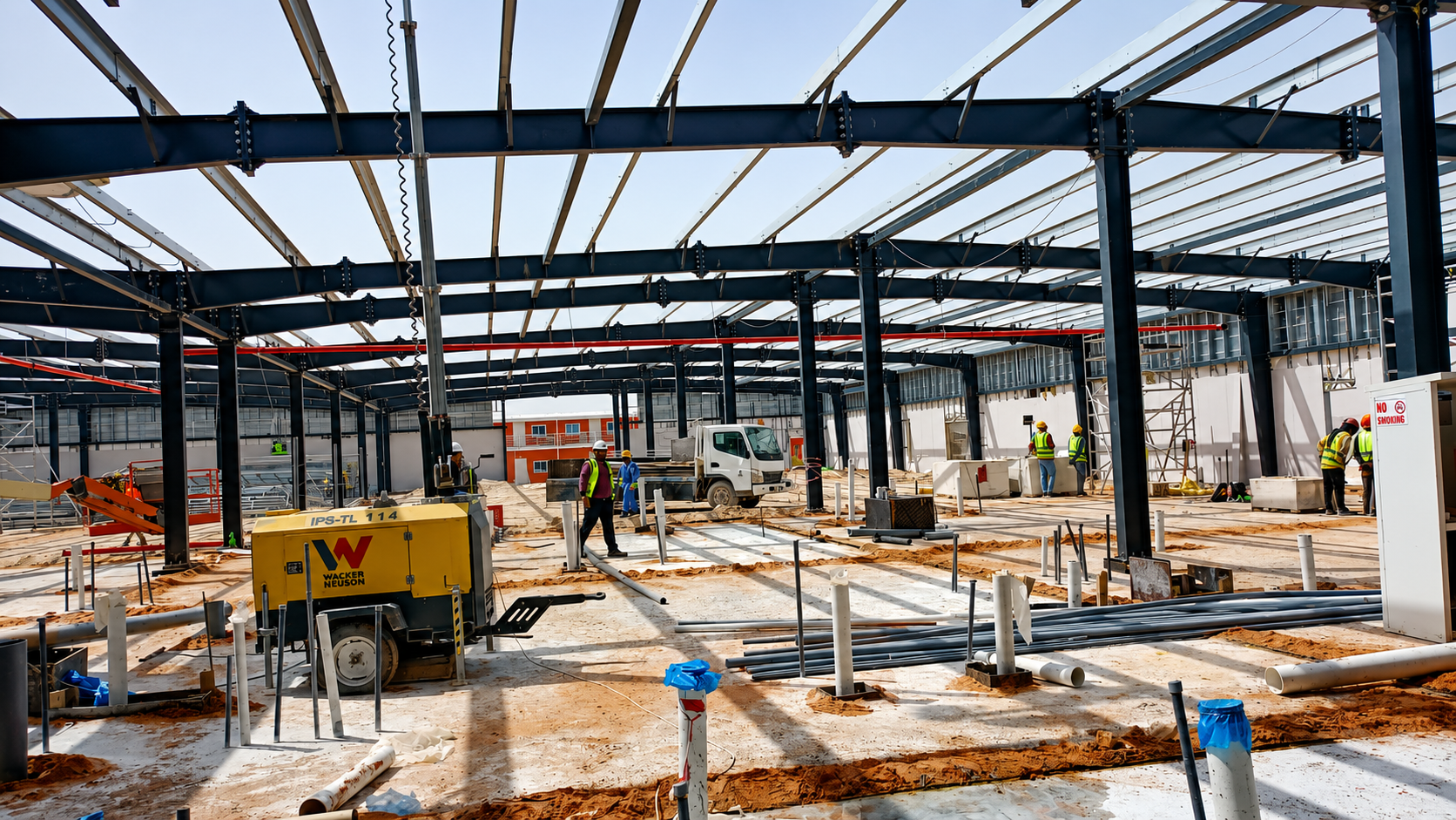 Structural Work at Qiddya – Riyadh